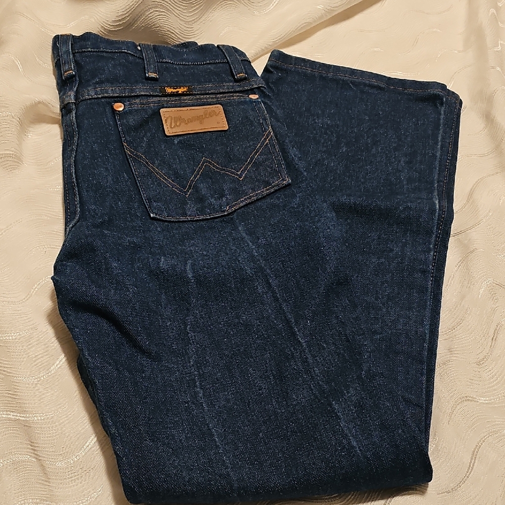 Wrangler Men's Dark Blue Boot Jeans 30X31